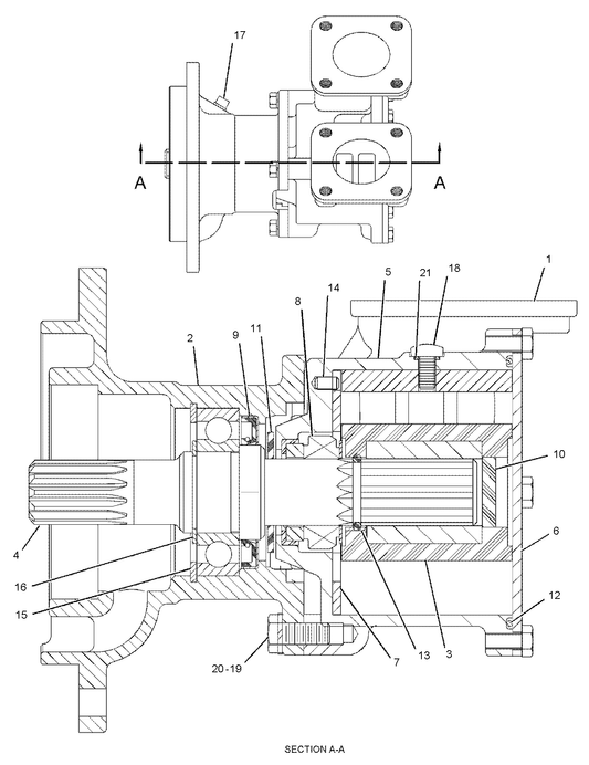 253-3459 Caterpillar Water Pump 2533459